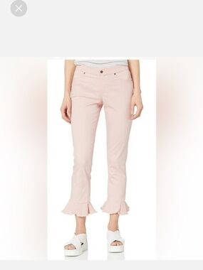 Hue Tulip Hem Pink Leggings